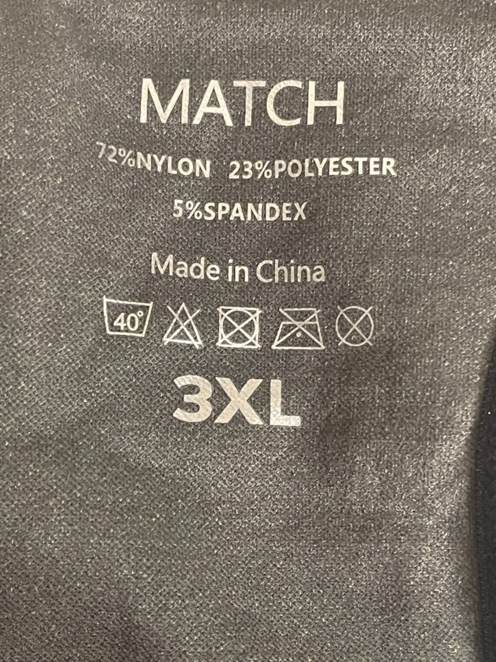 MATCH Racerback Sports Bra 3X - Picture 3 of 5